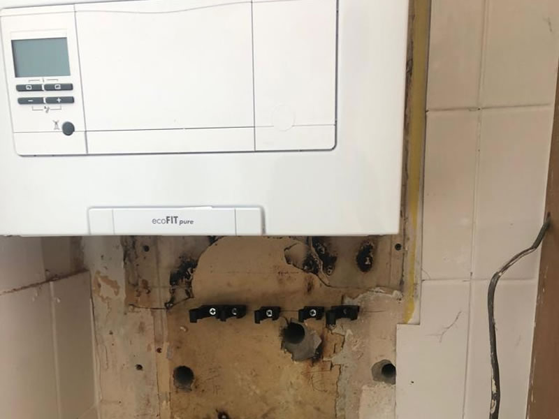 new boiler installed