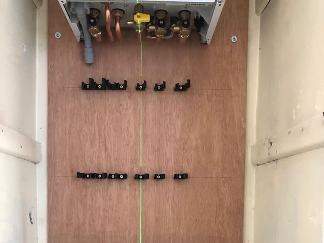 new boiler installed