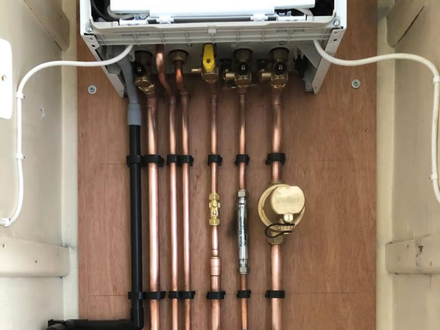 new boiler installed