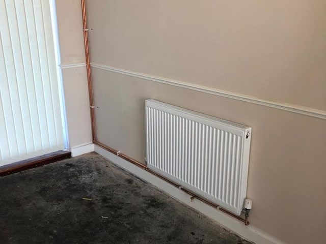 new boiler installed